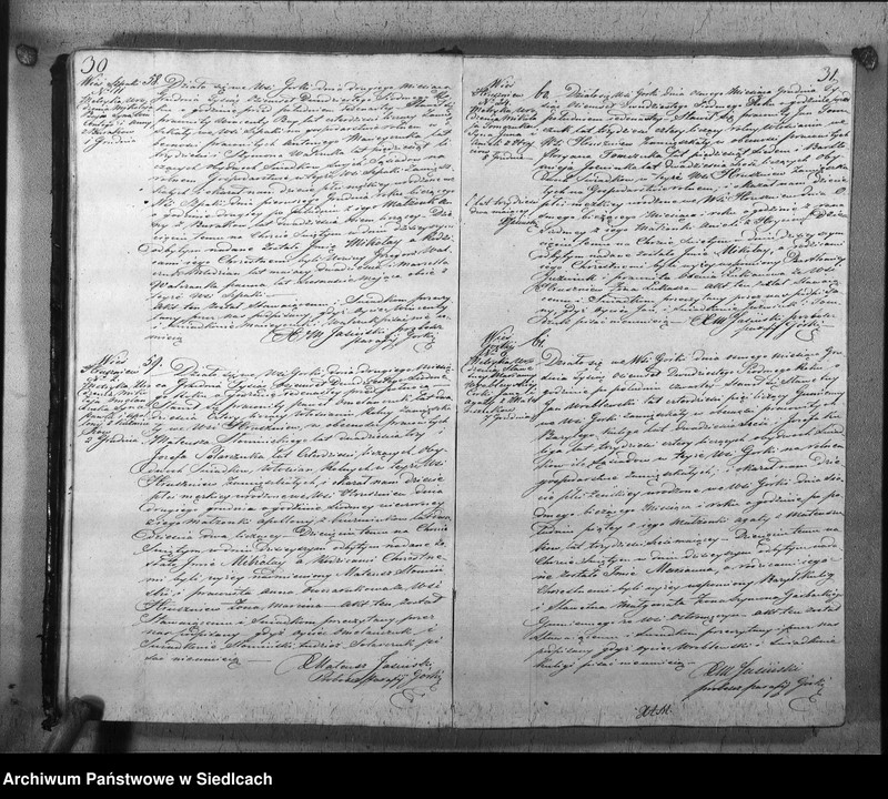 Obraz 18 z jednostki "Akta urodzin, małżeństw, zgonów"