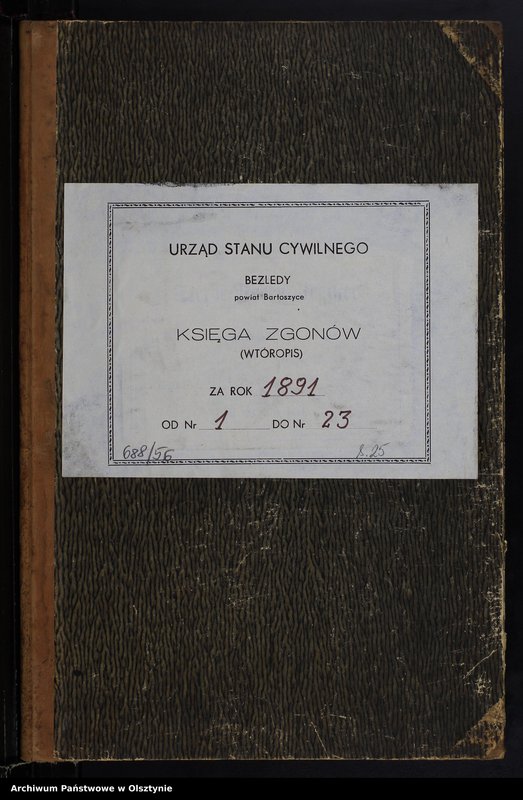 image.from.unit.number "Sterbe-Neben-Register Nr 1 - 23"