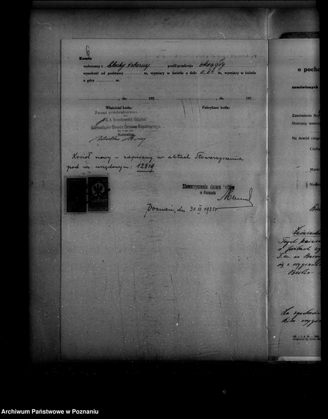 Obraz 10 z jednostki "Przedsiębiorstwo Obrzycko Firma S.J. Jewelowski Gdańsk, Eksploatacja lasów nr woj. kotła 5813"