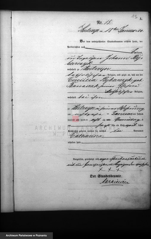 Obraz 17 z jednostki "Księga urodzeń"