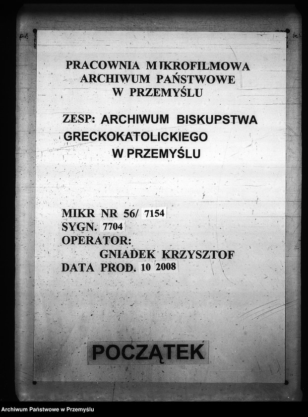 Obraz 1 z jednostki "[Kopie ksiąg metrykalnych parafii Królik Wołoski z filią Królik Polski (dekanat Rymanów)]"
