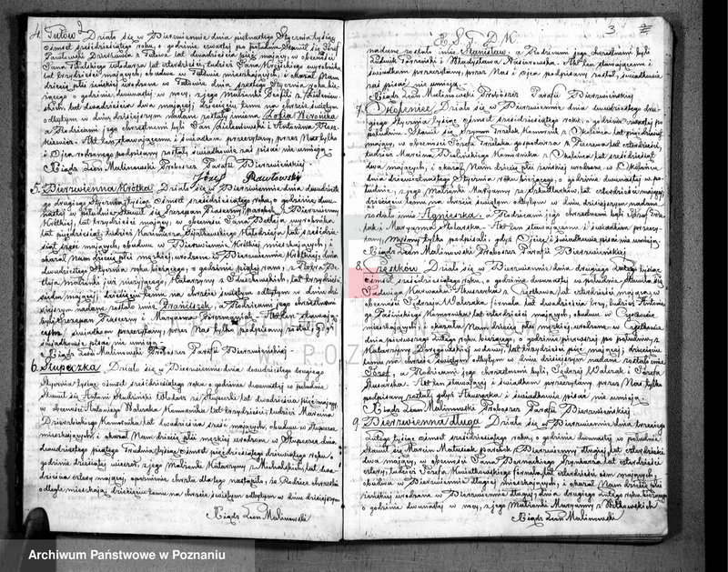 Obraz 3 z jednostki "Akta urodzonych, zaślubionych i zmarłych"