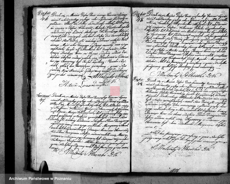 Obraz 14 z jednostki "Duplikat urodzonych, zaślubionych i zgonów"