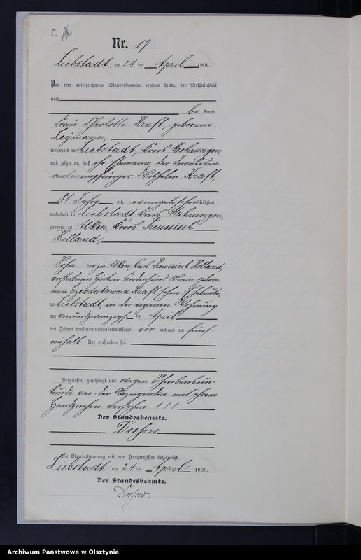 image.from.unit.number "Sterbe-Neben-Register Nr 2 - 44"
