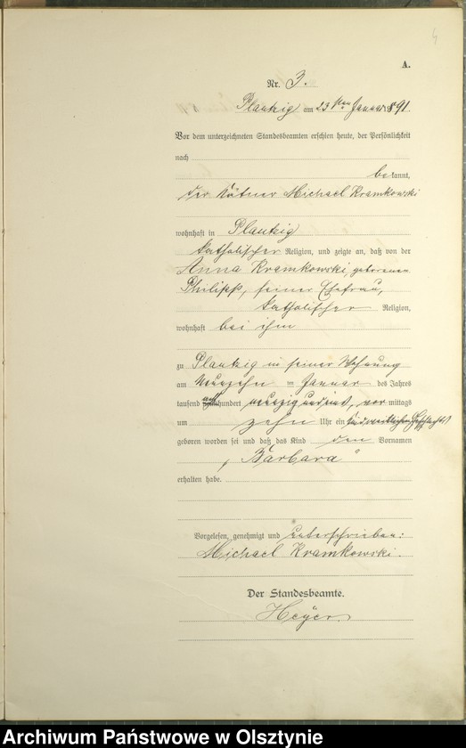 image.from.unit.number "Geburts-Haupt-Register Nr 1 - 46"