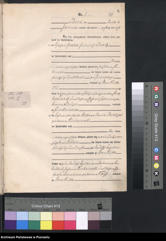 Obraz 3 z jednostki "Księga małżeństw"