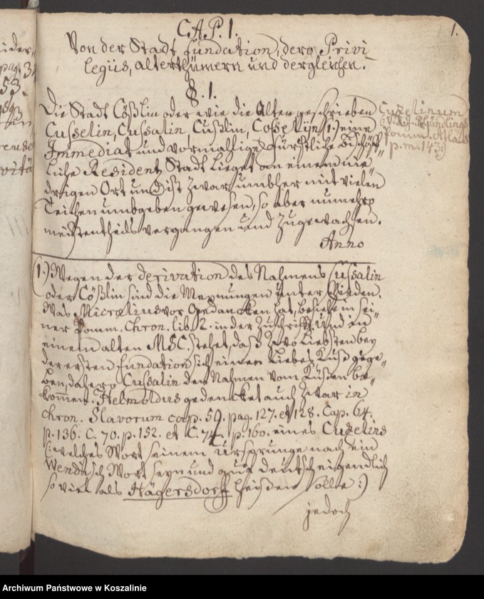 Obraz 14 z kolekcji "Kronika Wendlanda - pierwsza monografia Koszalina111"