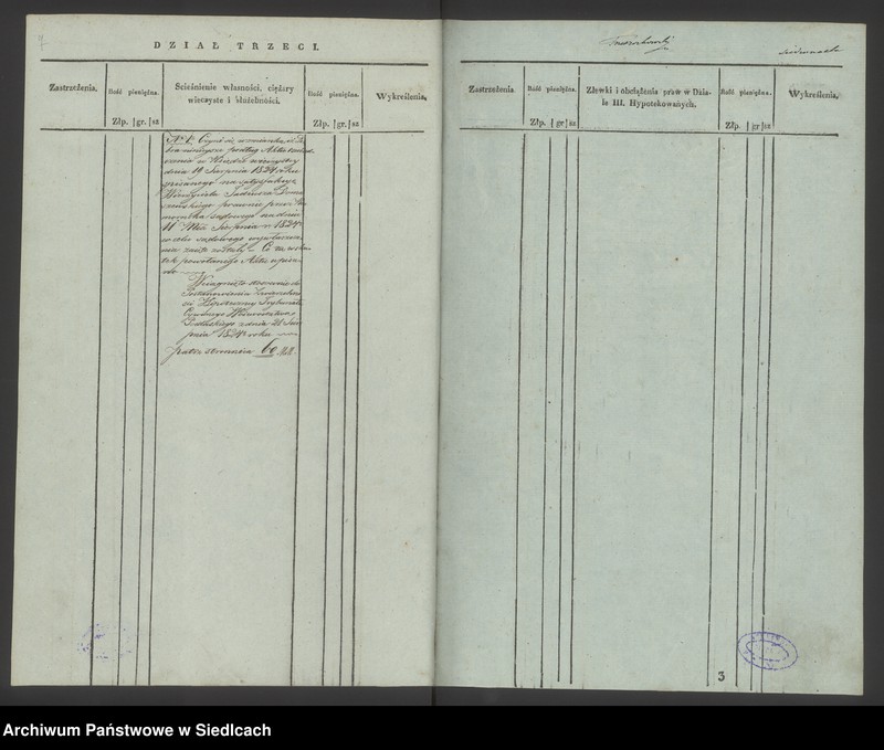 image.from.unit.number "Dobra ziemskie Kossów Dębe część B z częściami na wsiach Maleszewie Starej i Nowej, Gutach, Żochach, Wólce Okrąglik, Trzcińcu, Wólce Zadębiej pow. węgrowski, obwód siedlecki, woj. podlaskie, księga ze zbiorem dokumentów, właściciele: Antoni syn Karola Wyganowski, Stanisław Piotr Feliks trojga imion Wyganowski syn Stanisława"