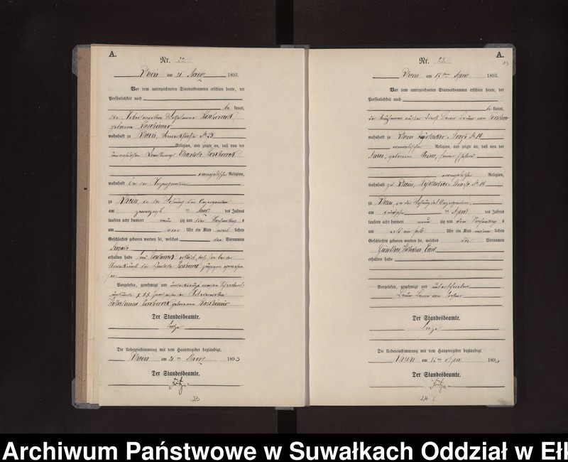 image.from.unit.number "Geburts-Neben-Register des Preussischen Standes-Amtes Rhein Kreis Loetzen"