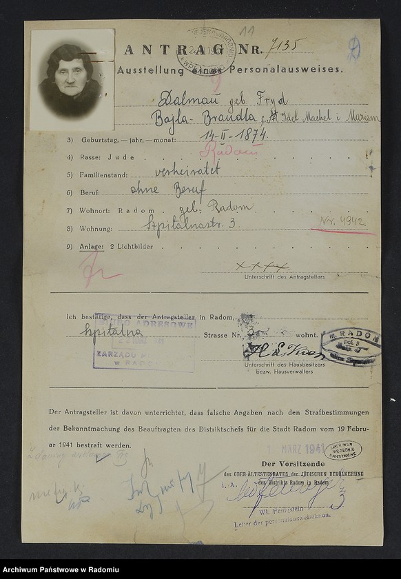 image.from.unit.number "[Wnioski o wydanie dowodów osobistych oraz nie odebrane dowody Dajczer - Dawidzon]"