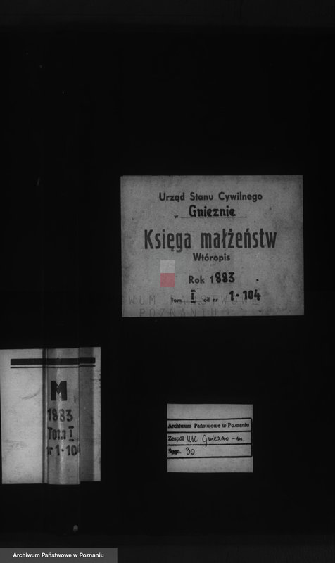 Obraz 1 z jednostki "Księga małżeństw"