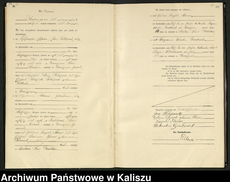 Obraz 17 z jednostki "[Księga małżeństw]"