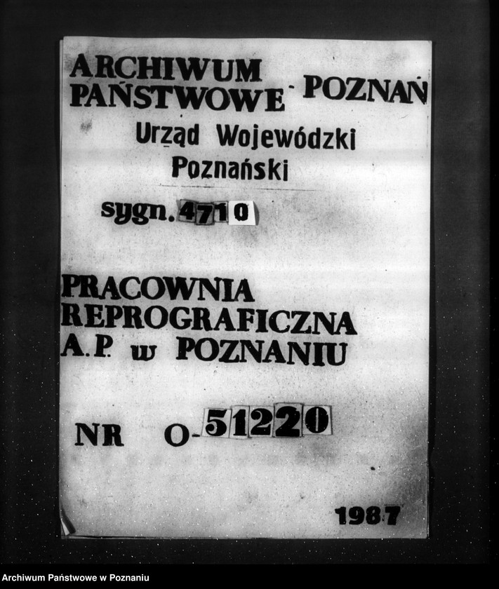 Obraz 1 z jednostki "Majętność Chrustowo pow. obornicki własność Dietsch nr woj. kotła 5765"