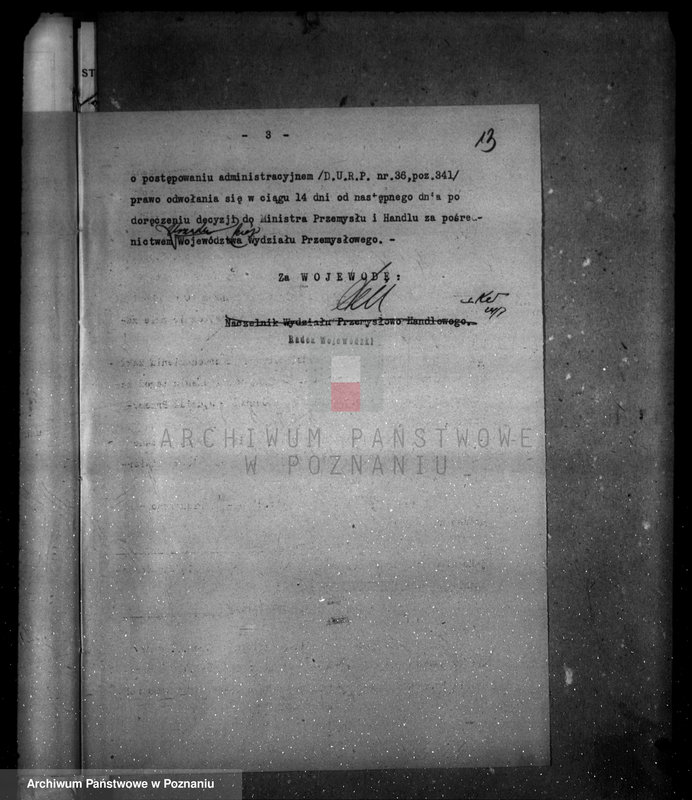 image.from.unit.number "Zatwierdzenie projektu zakładu przemysłowego /fabryki mebli/ nr 432 własność M. Dostatniego w Poznaniu"