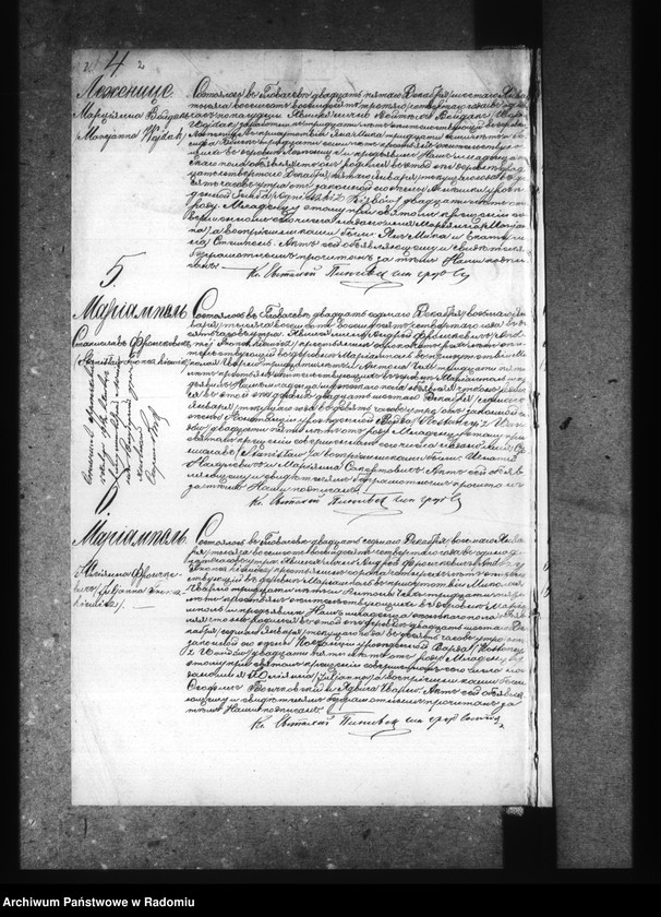 image.from.unit.number "[Duplikat akt urodzonych, zaślubionych i zmarłych parafii Głowaczów za 1884 rok]"