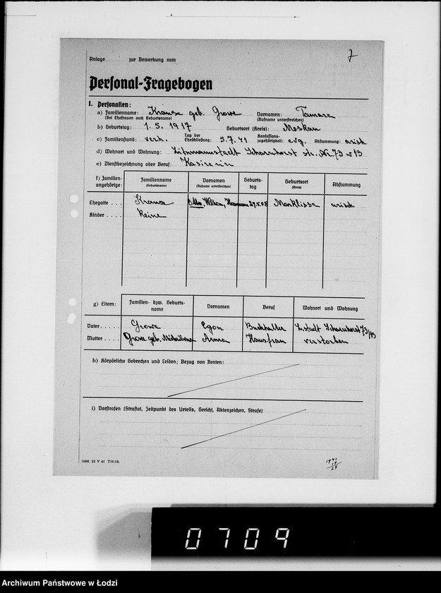 Obraz 12 z jednostki "[Akta personalne pracowników] Lit.K"