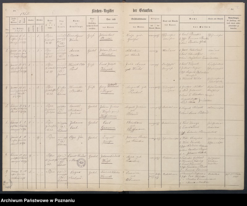 Obraz 4 z jednostki "[Akta urodzeń i chrztów, ślubów, zgonów]"