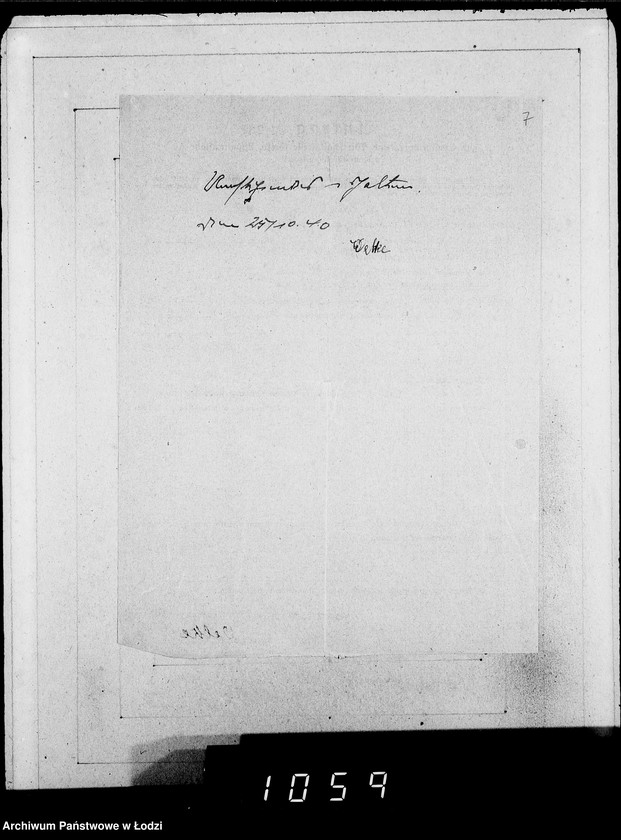 Obraz 11 z jednostki "286-320 [Wnioski ludności nieżydowskiej wysiedlonej z Getta o zwrot rzeczy pozostawionych w dawnym miejscu zamieszkania]"