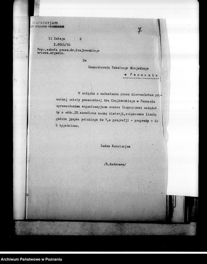 Obraz 11 z jednostki "Prywatna Szkoła Powszechna Czajkowskiego w Poznaniu"