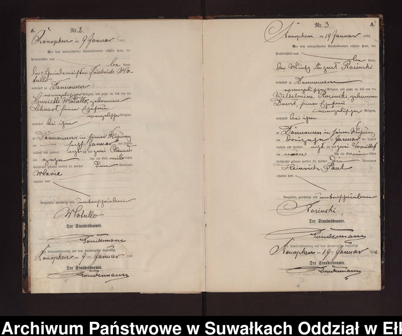 image.from.unit.number "Geburts-Neben-Register des Preussischen Standes-Amtes Gr. Konopken Kreis Loetzen"
