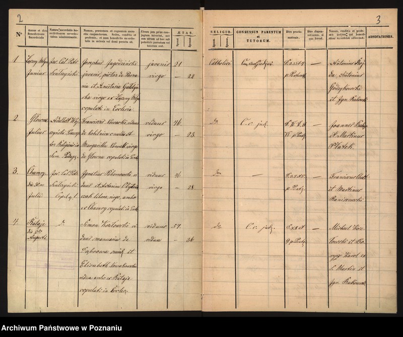 Obraz 3 z jednostki "Księga małżeństw"