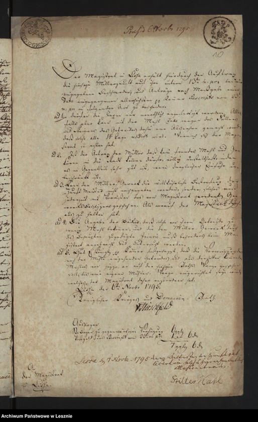 Obraz 12 z jednostki "[Die Sachen der Altesten des Müllergewerks in Betreff ihrer verschiedener zu Protokoll angebrachten Beschwerden]"