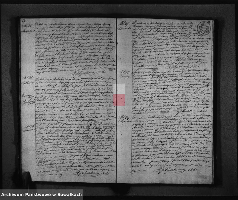 image.from.unit.number "Duplikat Akt Urodzonych Zaślubionych i Umarłych parafii Bakałarzewskiey za rok 1845"