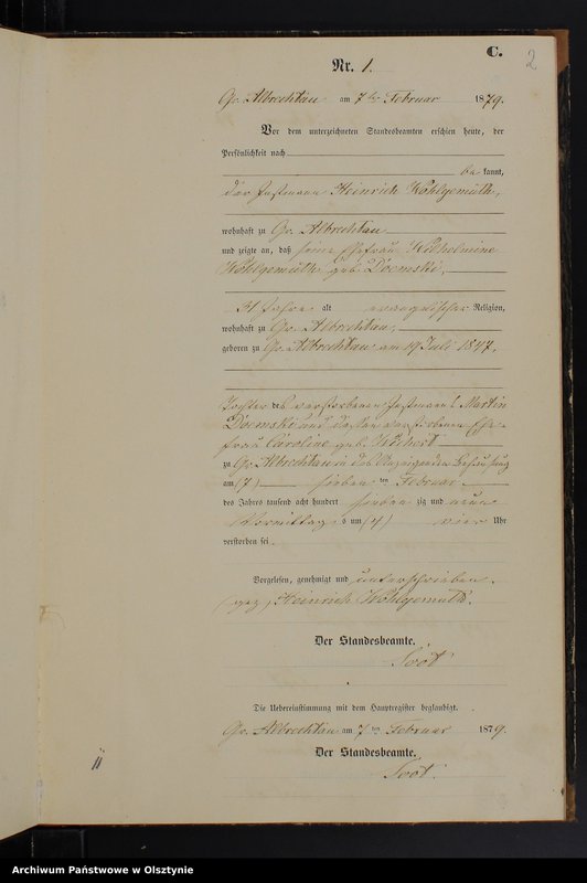 image.from.unit.number "Sterbe-Neben-Register Nr 1 - 21"