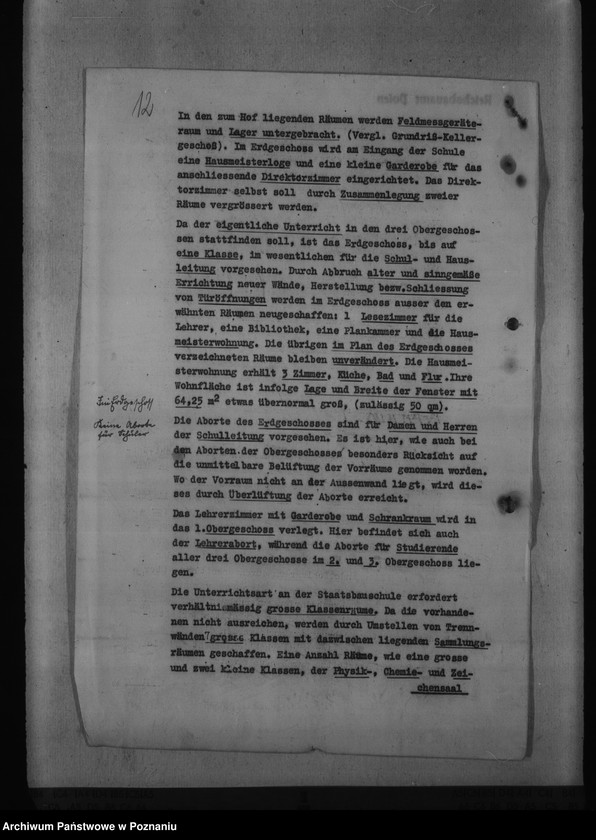 Obraz 16 z jednostki "Buten für die Bauschule, die Meisterschule in Posen, Landwirtschaftsschule in Turek, Textilschule in Litzmannstadt, Schniederinnenschule in Posen"