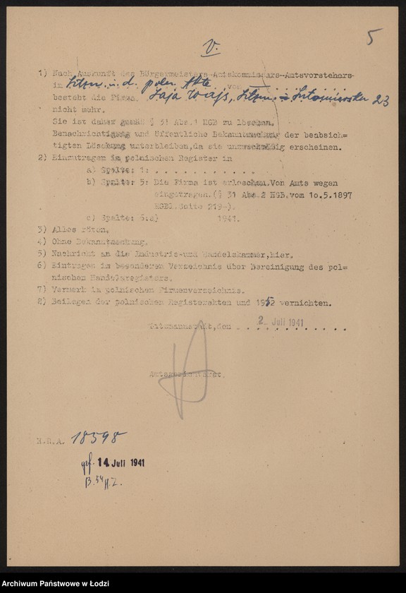 Obraz 7 z jednostki "Laja Wajs- drobna sprzedaż wnętrzności"