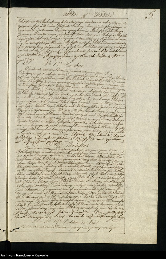 image.from.unit.number "Księga aktów stanu cywilnego Gminy Parafii Koniusza w Obwodzie Miechowskim, Powiecie Krakowskim na rok 1821"