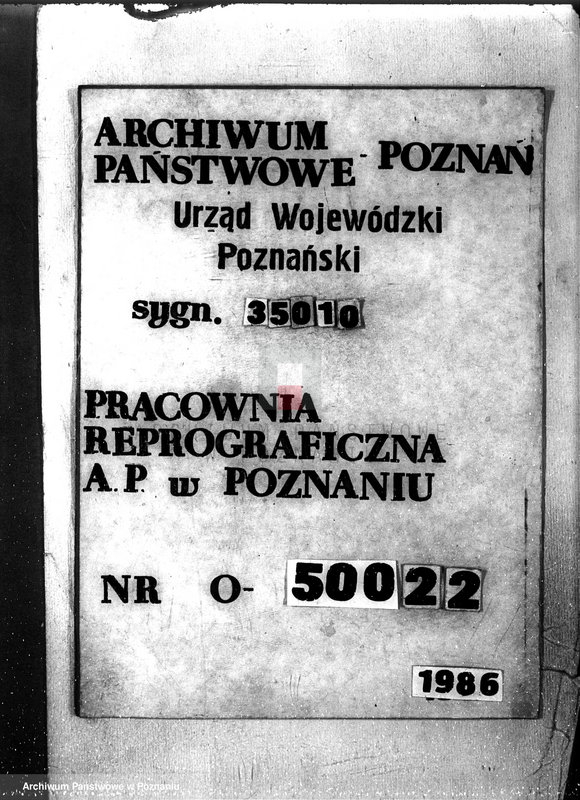 Obraz 1 z jednostki "Las majętność /Siekówko/ powiat kościański plan urządzenia 1933-1943"