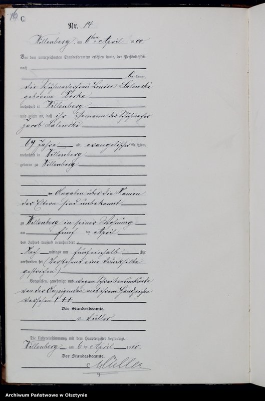 image.from.unit.number "Sterbe-Neben-Register Nr 1 - 62"