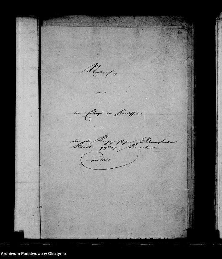 image.from.unit.number "Nachweisung der Erträge an Kartoffeln in den zur Administration Steinort gehörigen Vorwerken"