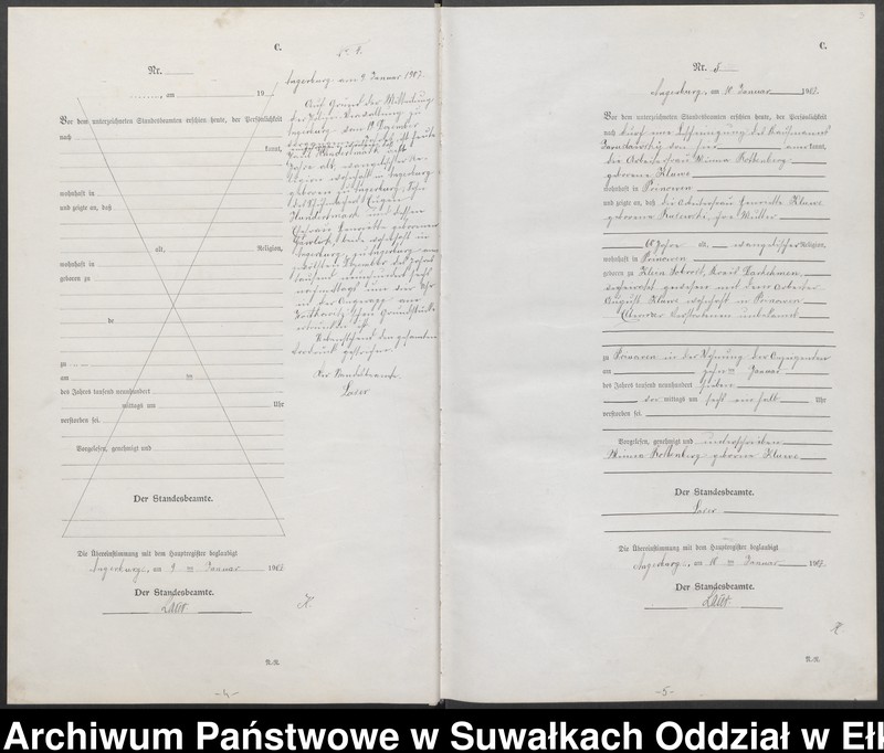 image.from.unit.number "[Sterbe-Neben-Register des Preussischen Standes-Amtes Angerburg Kreis Angerburg]"