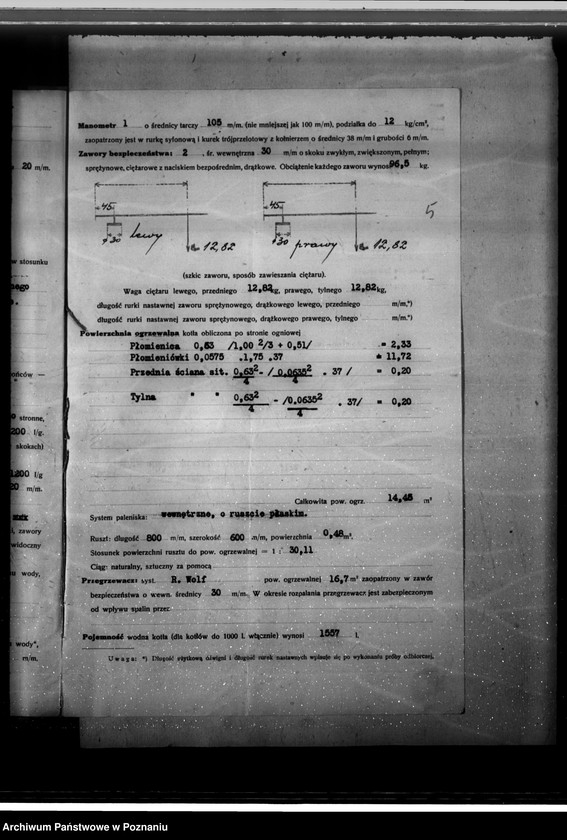 Obraz 9 z jednostki "Fabryka cykorii w Borowie pow. kościański własność O. Bernutha nr woj. kotła 6294"