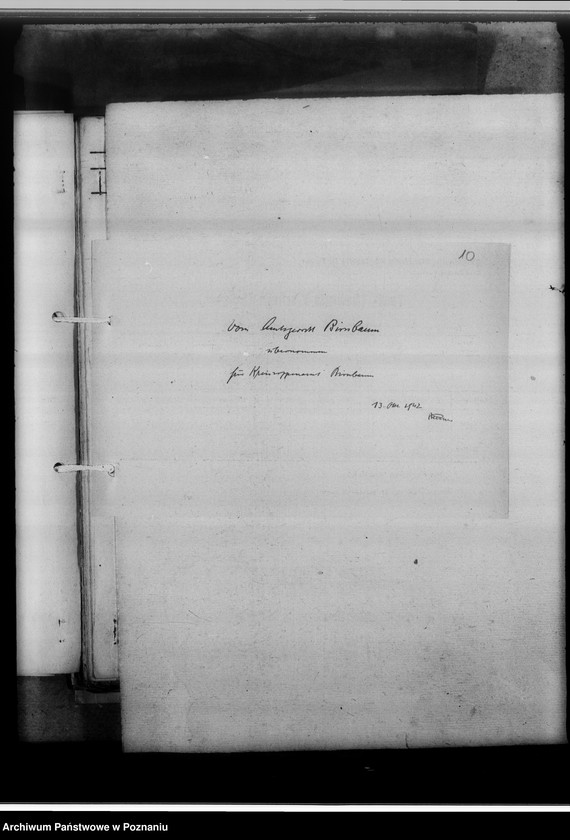 Obraz 14 z jednostki "Schriftwechsel mit den Amtsgerichten [korespondencja w sprawie ksiąg kościelnych, nazwy powiatów od A - L]"