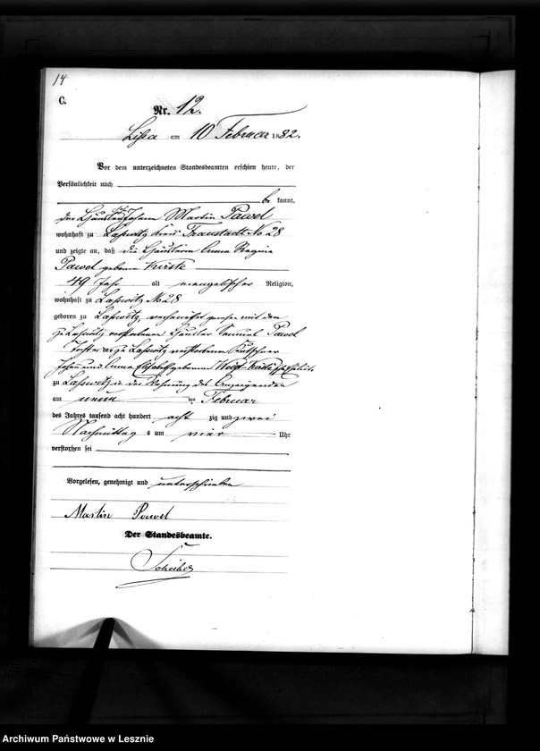 Obraz 15 z jednostki "[Księga zgonów - wieś]"