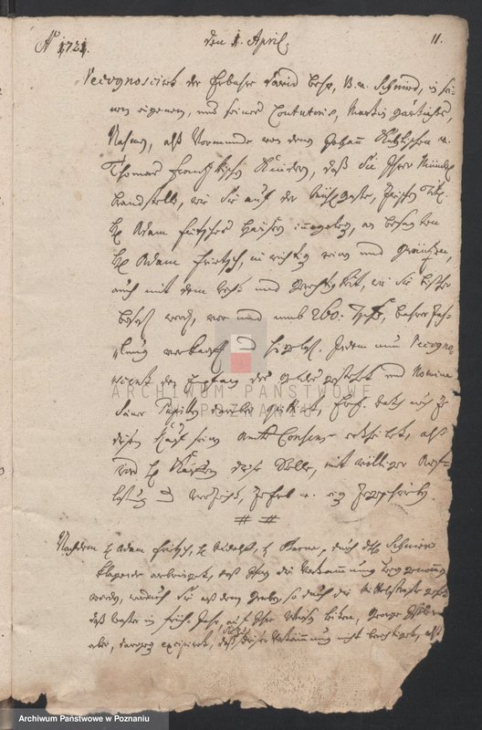 Obraz 14 z jednostki "Ratsprotokoll; język niemiecki"