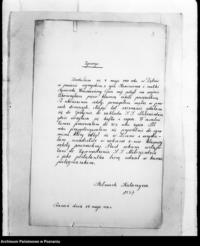 Obraz 7 z jednostki "/Podanie o dopuszczenie do egzaminu pielęgniarskiego/"