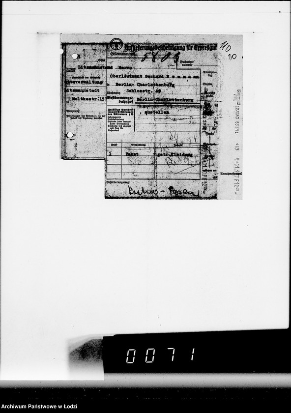 Obraz 14 z jednostki "M. Rechnungen [za dostawy towarów spoza Getta]"