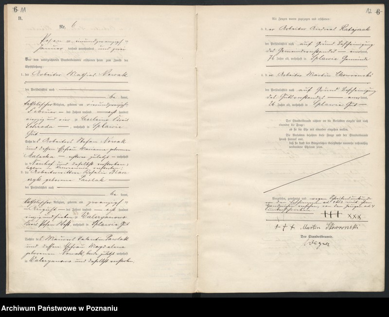 Obraz 8 z jednostki "[Księga małżeństw]"