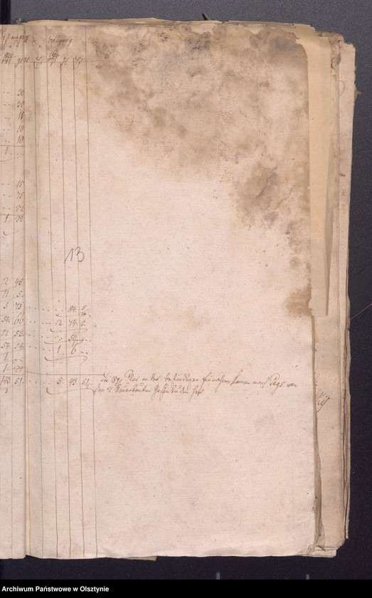 image.from.unit.number "Passenheimsche Stadt Kirchen Rechnung über Einnahme und Ausgabe"