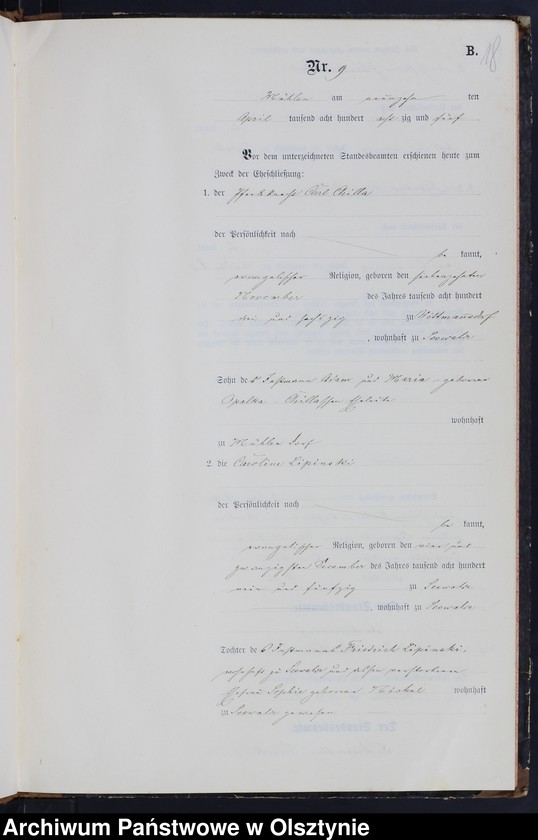 image.from.unit.number "Heiraths-Neben-Register Nr 1 - 40"