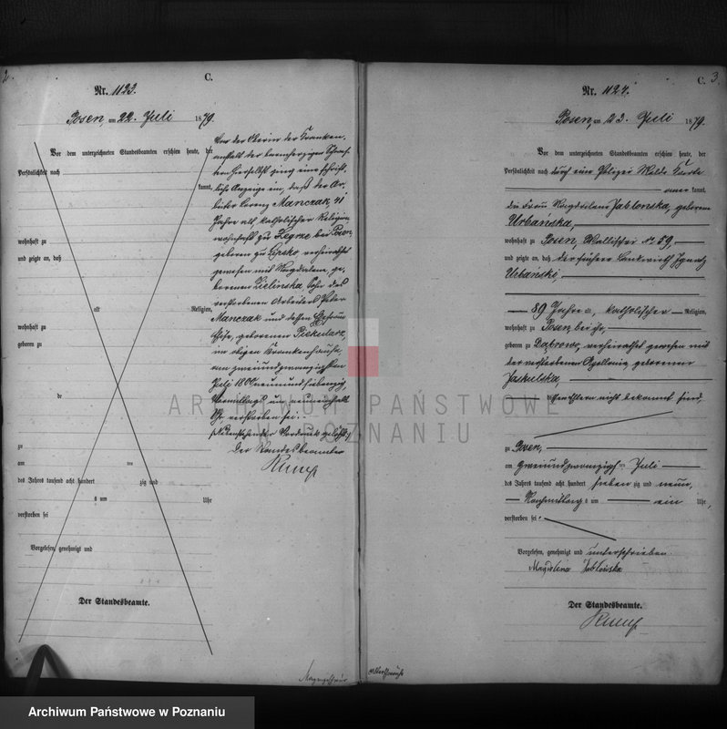 Obraz 3 z jednostki "Księga zgonów t. III"