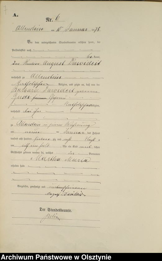 image.from.unit.number "Geburts-Haupt-Register Nr 1 - 304"