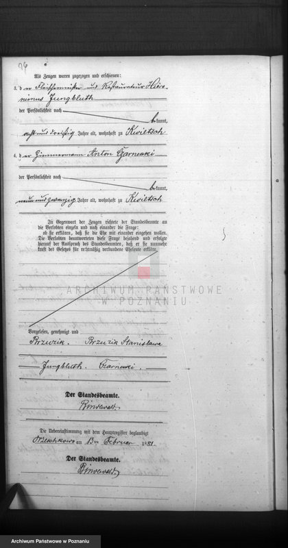 Obraz 18 z jednostki "Księga małżeństw"