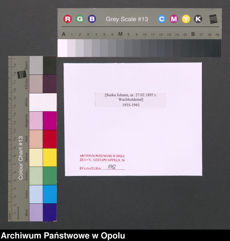 Obraz 2 z jednostki "[Suska Johann, ur. 27.02.1895 r. Wachholdertal]"