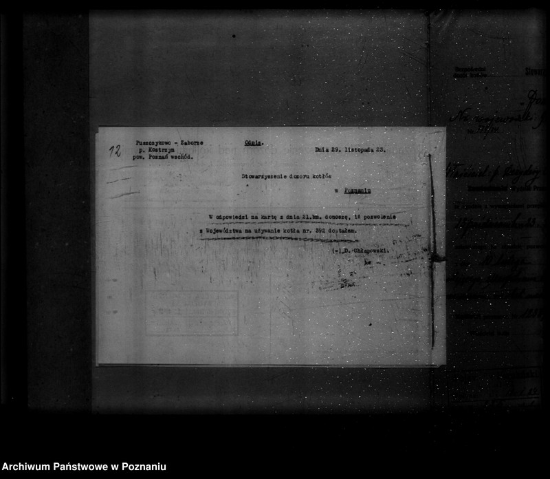 Obraz 16 z jednostki "Dominium Puszczykowo Dezydery Chłapowski nr woj. 90"