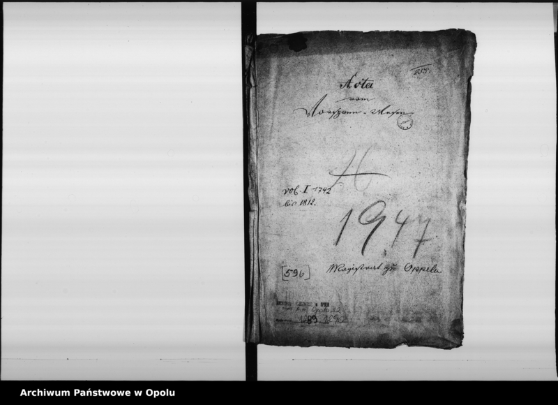 Obraz 4 z jednostki "Acta vom Vorspann - Wesen Vol. I 1742 bis 1812"